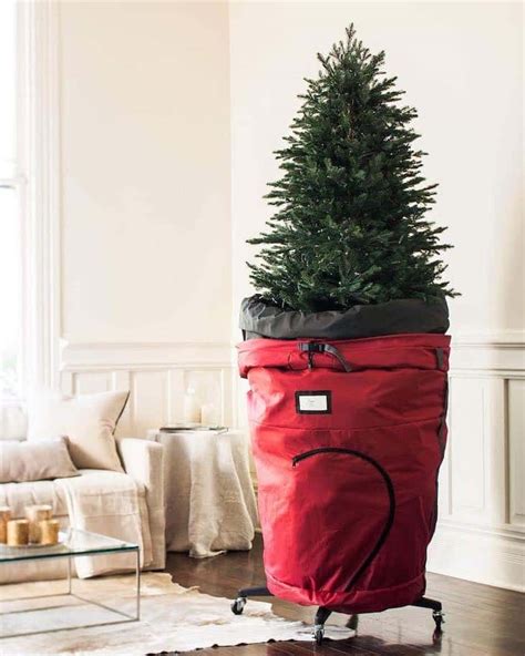 recycled christmas tree storage